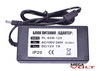 Розеточный адаптер 84W 12V IP20