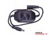 LED диммер 6A 72W black (mini, провод)