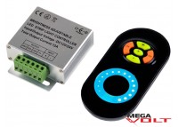 LED диммер 12A RF 144W (touch) black