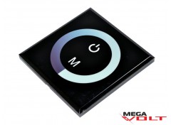 LED диммер 8A 96W (touch) black (S)