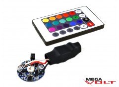 Контроллер IR LED 3W RGB 220V (24 кнопки)