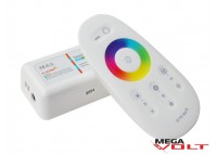 RGB контроллер 18A RF 216W (touch screen) white
