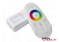 RGB контроллер 12A RF 144W (touch) white 2.4GHz