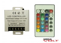RGB контроллер 36A RF 432W (24 кнопки) aluminum