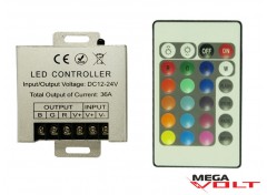 RGB контроллер 36A RF 432W (24 кнопки) aluminum