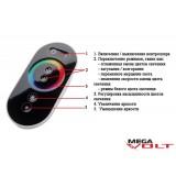 RGB контроллер 18A RF 216W (touch) black premium