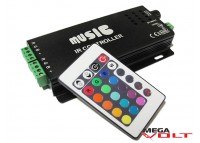 RGB music контроллер 10A IR 120W (24 кнопки)