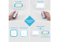 Комплект LED светильников LED light with Remote Control Set Square