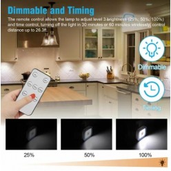 Комплект LED светильников LED light with Remote Control Set Square