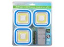 Комплект LED светильников LED light with Remote Control Set Square