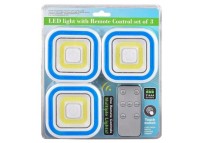 Комплект LED светильников LED light with Remote Control Set Square