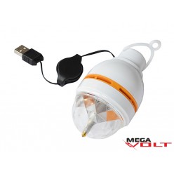 Светодиодная диско-лампа USB 3W Rotating RGB
