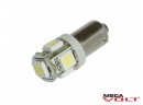 Светодиодная автолампа BA9S, 5pcs 5050