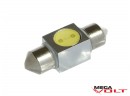 Светодиодная автолампа D31mm, 1W