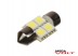 Светодиодная автолампа T10, 28mm, 4pcs 5050