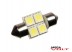 Светодиодная автолампа T10, 28mm, 4pcs 5050