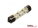 Светодиодная автолампа T10, 35mm, 6pcs 3528