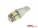 Светодиодная автолампа T10, 5pcs 5050 econom