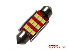 Светодиодная автолампа T10, 39mm, 9pcs 2835