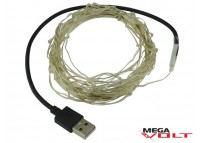 Светодиодная гирлянда LED USB Garland, 100pcs, IP68, RGB