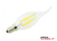 Светодиодная лампа E14 4W 220V Edison Fire Candle