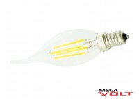 Светодиодная лампа E14 4W 220V Edison Fire Candle