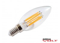 Светодиодная лампа E14 6W 220V Edison Candle