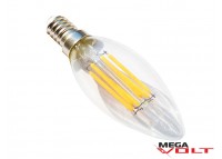 Светодиодная лампа E14 6W 220V Edison Candle