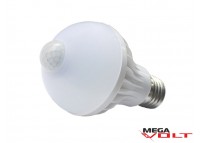 Светодиодная лампа E27 7W 220V Bulb MS Plastic (с датчиком)