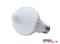 Светодиодная лампа E27 7W 220V Bulb MS Plastic (с датчиком движения)
