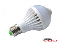 Светодиодная лампа E27 7W 220V Bulb MS Plastic (с датчиком)