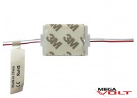 Светодиодный модуль SMD 2835 1LED (IP65) 12V с линзой (WA)