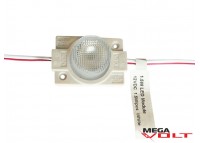 Светодиодный модуль SMD 2835 1LED (IP65) 12V с линзой (SA)