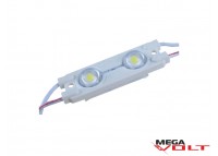 Светодиодный модуль SMD 2835 2LED (IP67) 12V (с линзой)