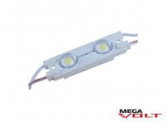 Светодиодный модуль SMD 2835 2LED (IP67) 12V (с линзой)