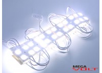 Светодиодный модуль SMD 2835 4LED (IP67) 12V (с линзой)
