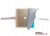 Светодиодный модуль SMD 2835 4LED (IP65) 12V (с линзой) premium