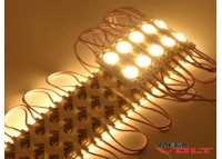 Светодиодный модуль SMD 5730 2LED (IP65) 12V (с линзой) premium