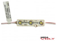 Светодиодный модуль SMD 5730 3LED (IP68) 12V (с линзой)