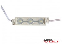 Светодиодный модуль SMD 5730 3LED (IP65) 12V (с линзой) premium