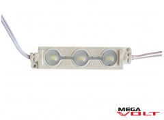 Светодиодный модуль SMD 5730 3LED (IP65) 12V (с линзой) premium