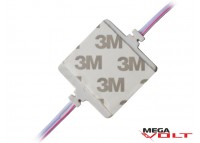 Светодиодный модуль SMD 5730 4LED (IP67) 12V (с матовой линзой)