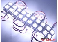 Светодиодный модуль SMD 5730 4LED (IP67) 12V (с матовой линзой)
