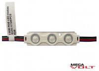 Светодиодный модуль SMD 5050 3LED (IP65) 12V (с линзой)
