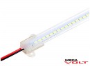 Светодиодная линейка SMD 5730 (72 LED) IP65 220V (прозрачная) 500mm