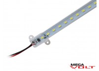 Светодиодная линейка SMD 5730 (76 LED) IP44 220V (прозрачная) 1000mm