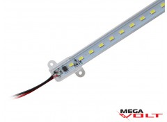 Светодиодная линейка SMD 5730 (76 LED) IP44 220V (прозрачная) 1000mm