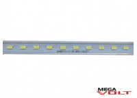 Светодиодная линейка SMD 5730 (76 LED) IP44 220V (прозрачная) 1000mm