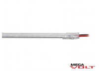 Светодиодная линейка SMD 5730 (76 LED) IP44 220V (прозрачная) 1000mm
