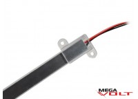 Светодиодная линейка SMD 5730 (76 LED) IP44 220V (прозрачная) 1000mm